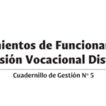 Cuadernillo de Gestión No. 05 - Lineamientos de Funcionamiento de la Comisión Vocacional Distrital
