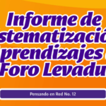 Pensando en Red No. 12 - Informe de Sistematización Y Aprendizajes del II Foro Levadura 2025